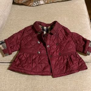 Burberry infant jacket
